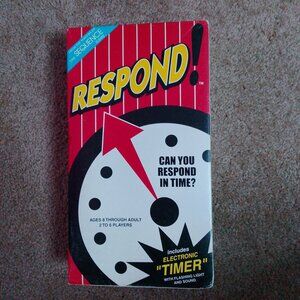 VINTAGE FAMILY BOARD GAME "RESPOND!"